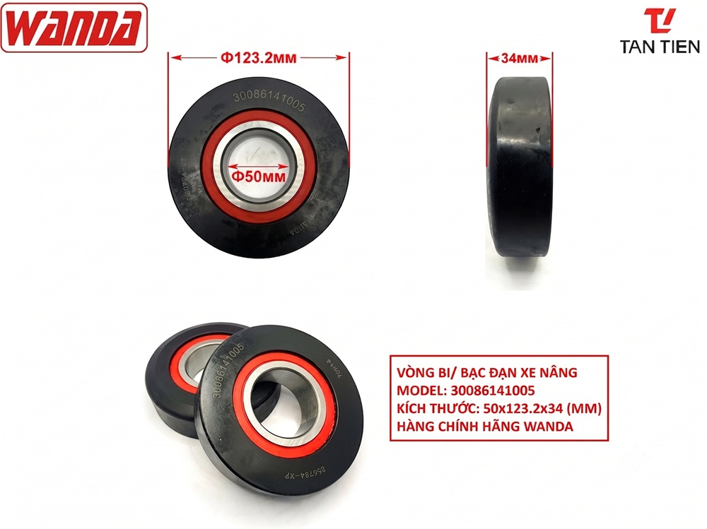 Bạc Đạn Khung Xe Nâng Lonking 30086141005